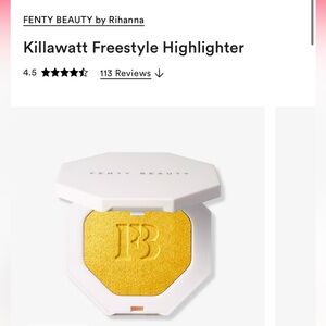 Fenty Beauty Killawatt Highlighter in Vibrant Gold